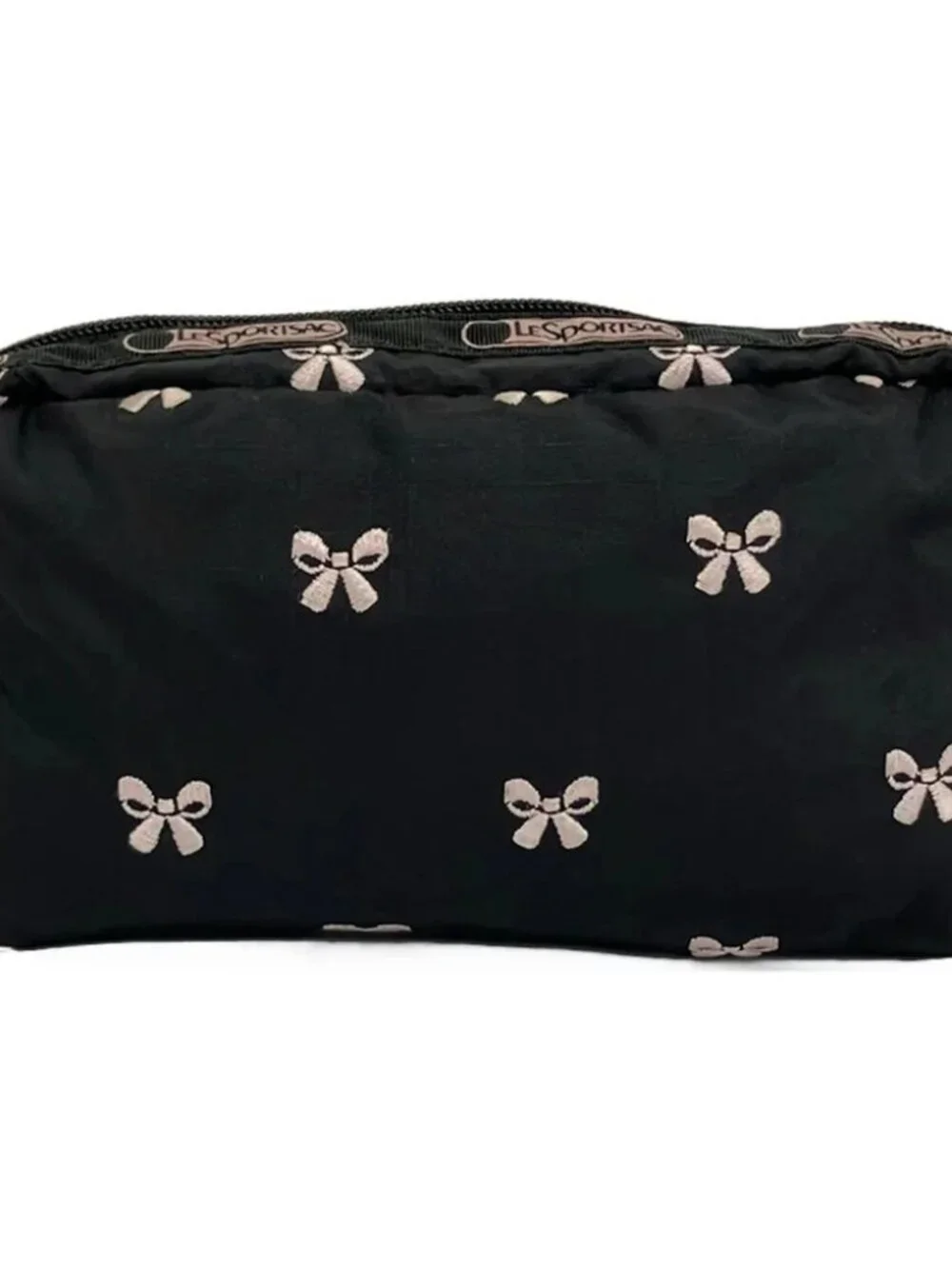 LESPORTSAC Black Pink Respo Nylon Pouch